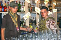Фотовечеринка в стиле милитари в гриль-баре «Inki», Керчь (Крым)